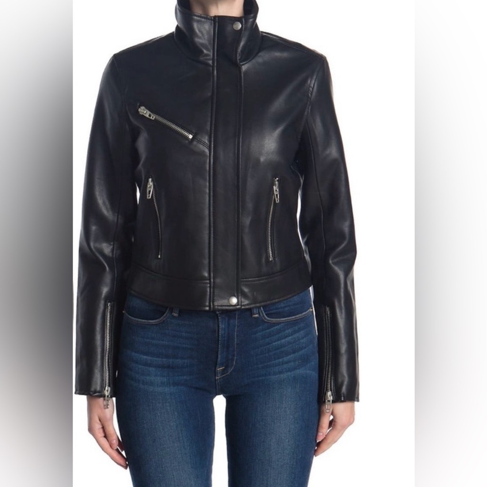 BlankNYC Faux Leather Moto Jacket